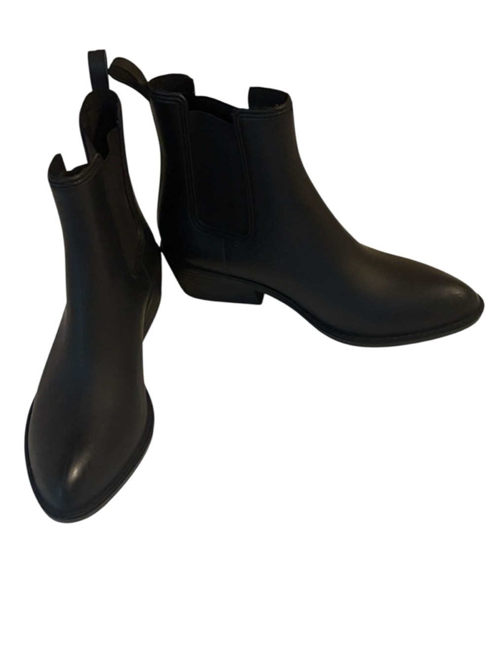 JEFFREY CAMPBELL Havana Last  Black Rain Ankle Boot Size 9 - Picture 2 of 9